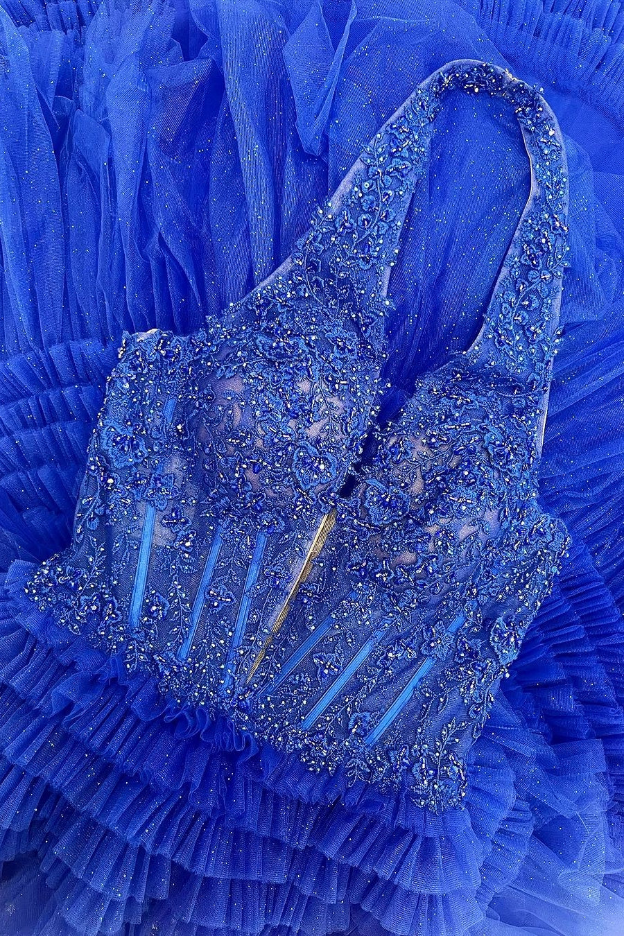 Formal Women's Dresses Halter Pink Appliques and Tulle Tiered Formal Dress Prom Dress Prom Dress In Store