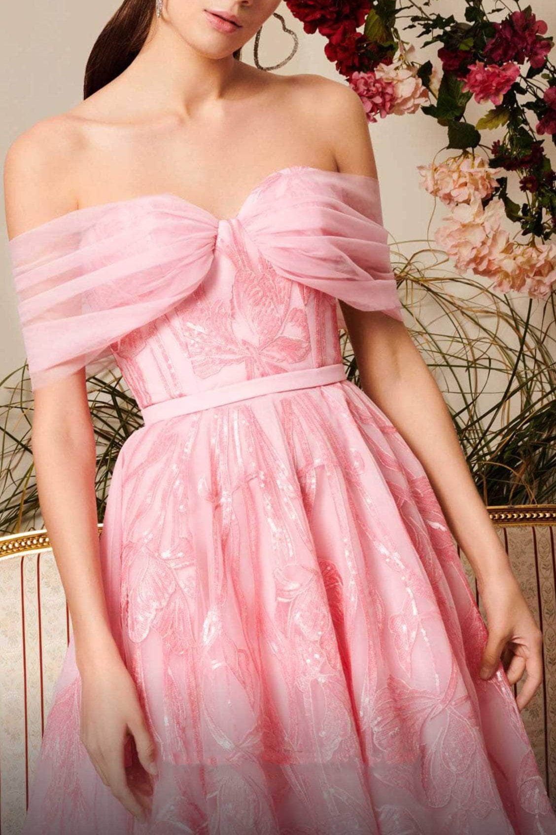 Robes de soirée pour femmes, faites à la main, épaules dénudées, longueur thé, sans manches, coupe trapèze, couleur unie, robes de bal, magasins 