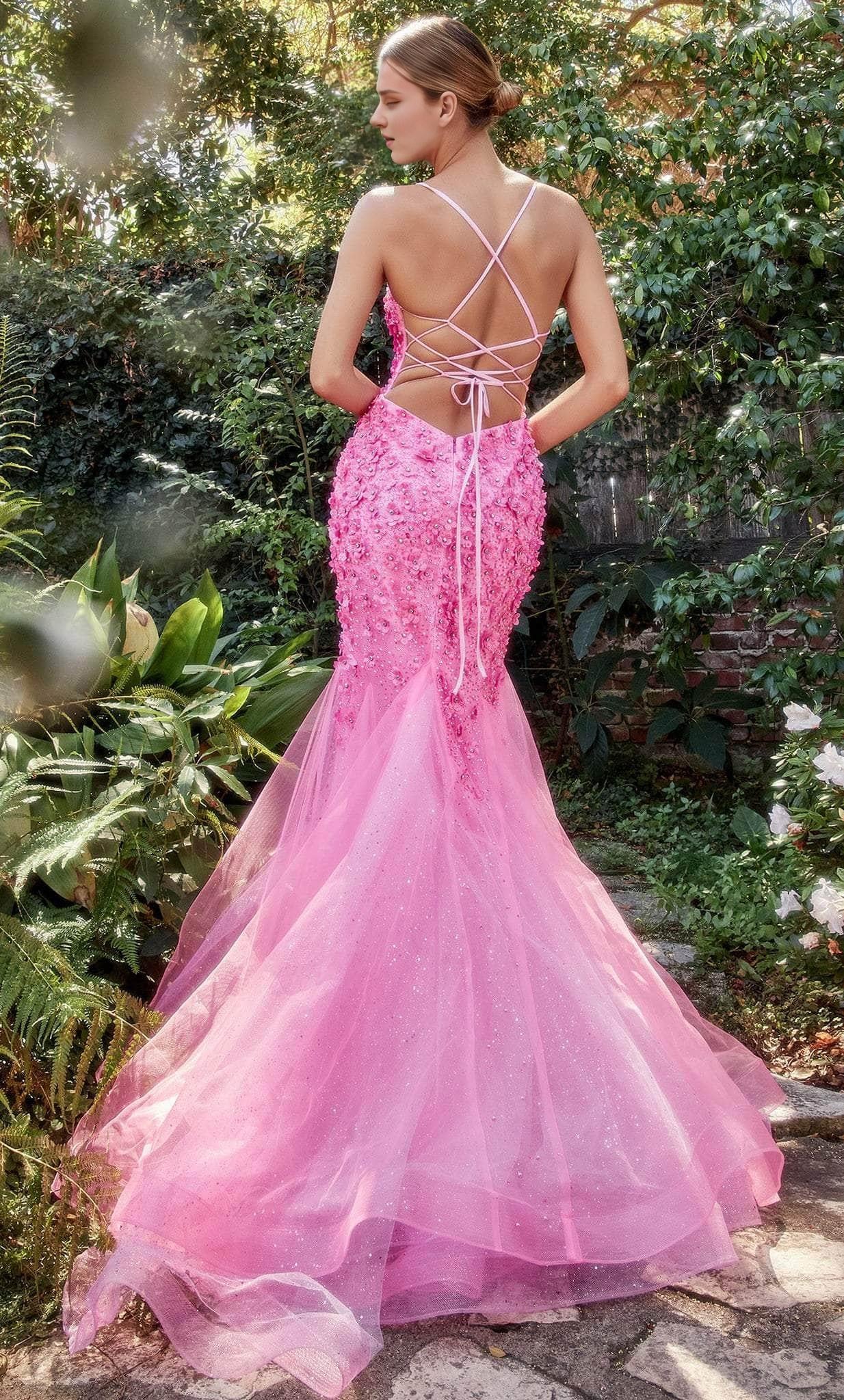 Vestidos formales de mujer, estilo sirena/princesa, con apliques florales, cordones, tirantes finos, sin mangas, espalda descubierta, largo hasta el suelo, vestido de fiesta, tiendas de vestidos de fiesta 