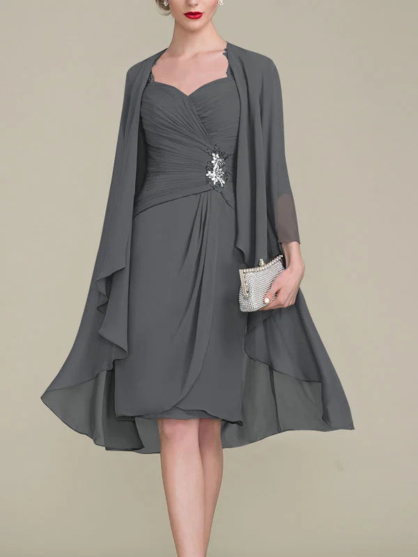 Formal Women's Dresses Waist Chiffon Simple Temperament Bridal Mother Dress Free Custom Size Mother of the Bride Dress