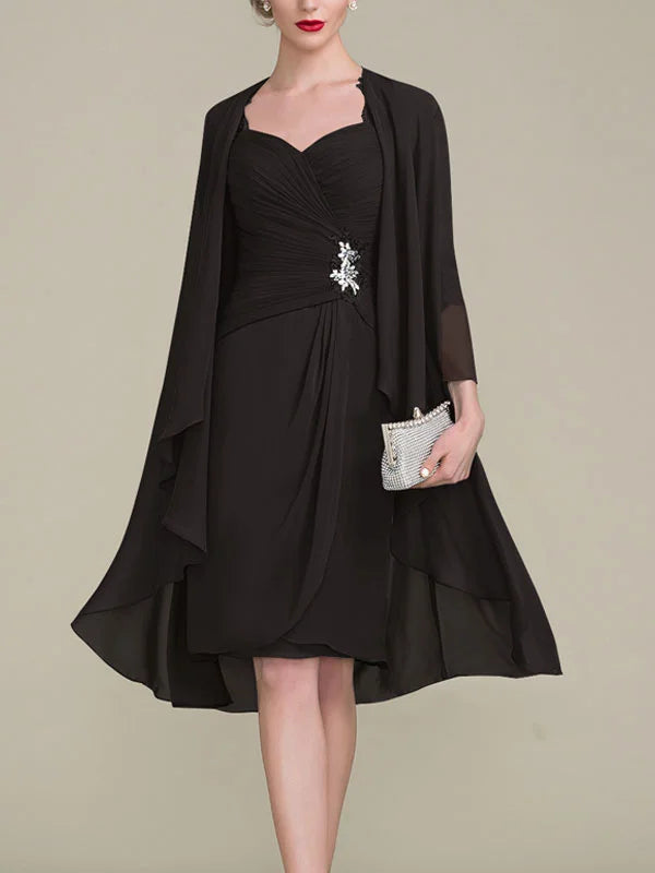 Formal Women's Dresses Waist Chiffon Simple Temperament Bridal Mother Dress Free Custom Size Mother of the Bride Dress