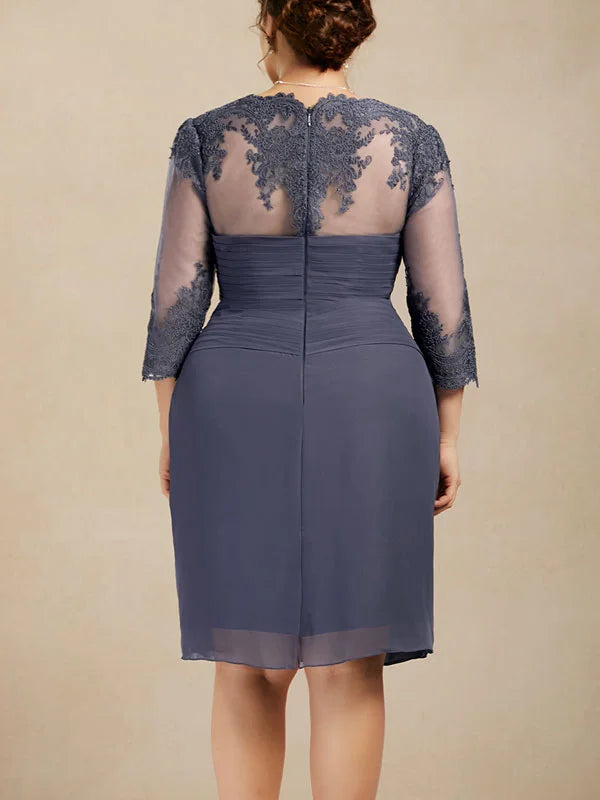 Formal Women's Dresses Waist Chiffon Simple Temperament Bridal Mother Dress Free Custom Size Mother of the Bride Dress