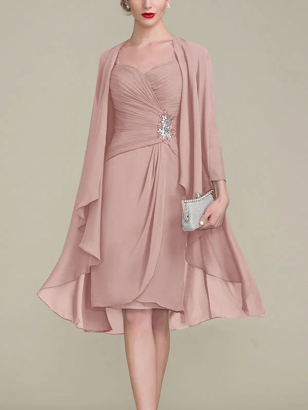 Formal Women's Dresses Waist Chiffon Simple Temperament Bridal Mother Dress Free Custom Size Mother of the Bride Dress
