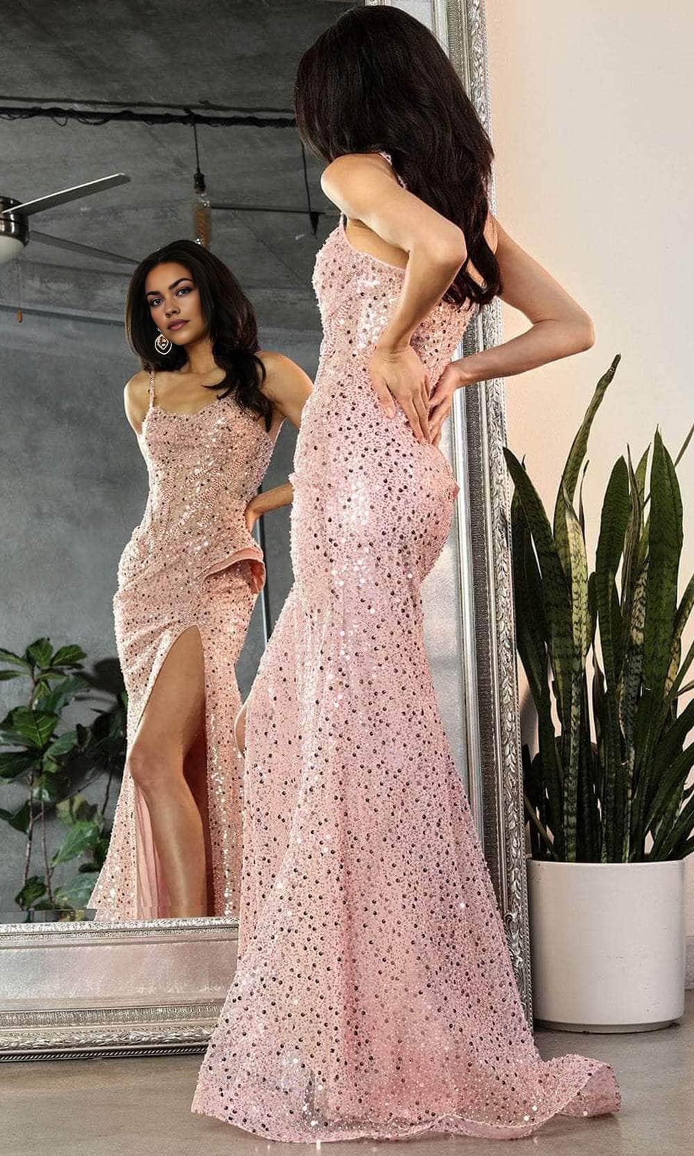 Formal Women's Dresses Mermaid/Princess Sequined Corset Bodice Prom Gown Off Shoulder Floor Length Backless With Hight Slit Prom Dress Prom Dress Shops