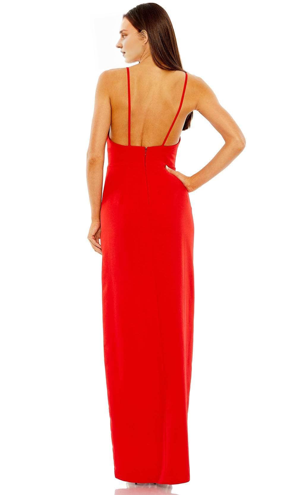 Formal Women's Dresses/ Thin Straps Sleeveless V-Neck Classic Open Back Sheath Prom Dress/ Prom Dress In Store