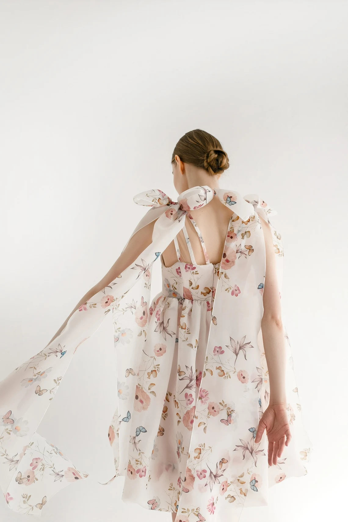 Vestido de fiesta de graduación con hombros descubiertos, corte A, largo hasta la rodilla, corto, con cordones y corte en A 