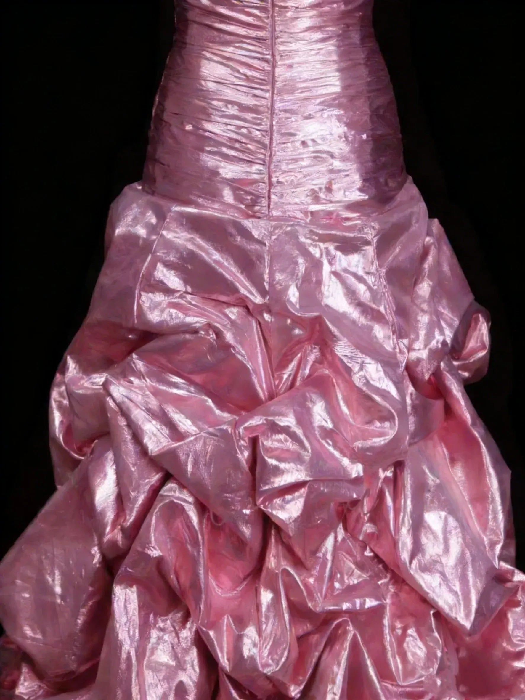 Glamorous Mermaid Strapless Sweetheart Sleeveless Zip Back Floor-Length Pageant Dress