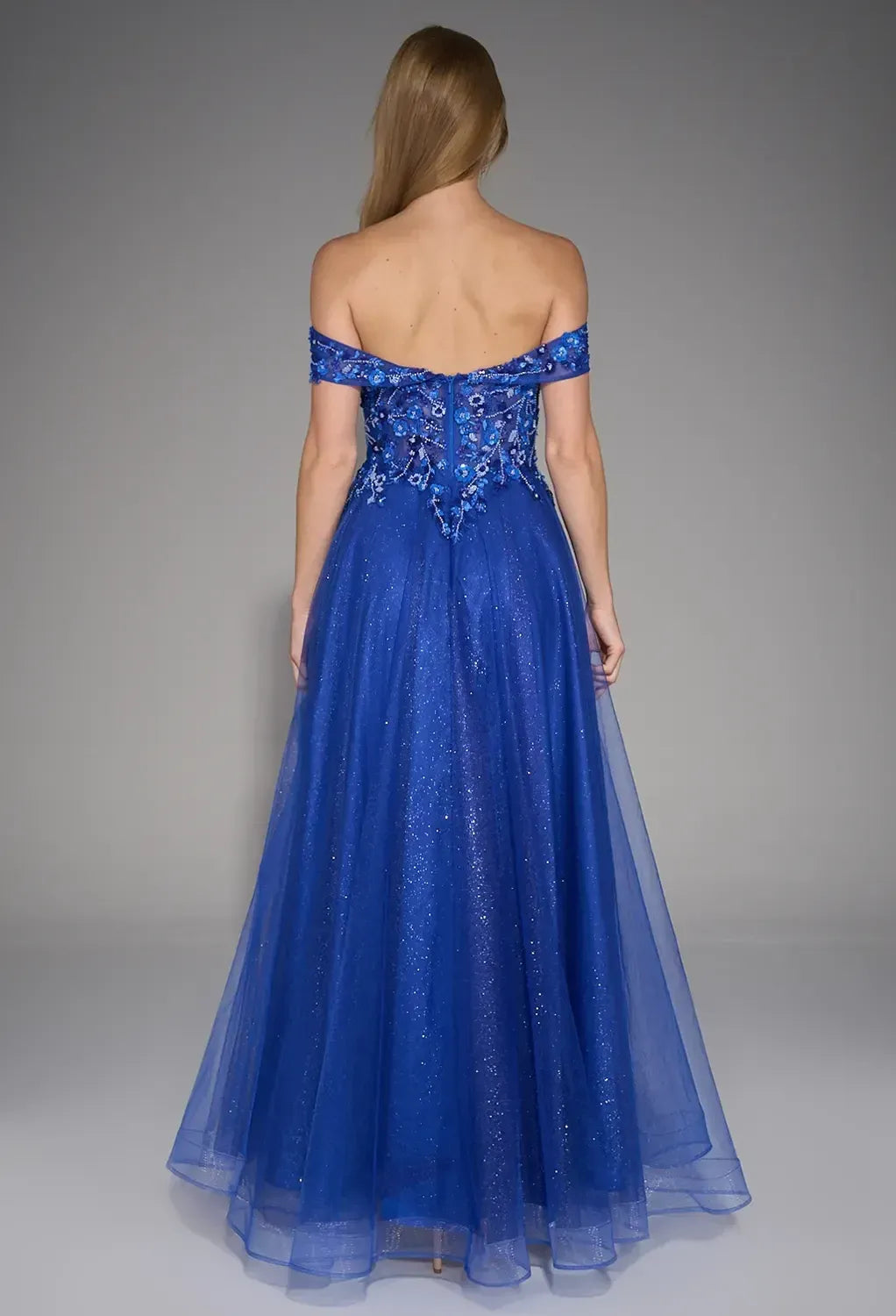 Glamorous A-line Sweetheart Neck Sleeveless Pleated Tulle Floor Length Prom Dress