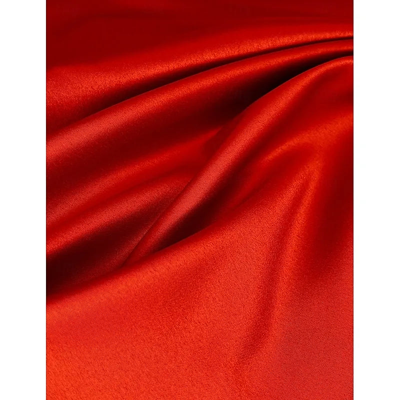 Glittering A-Line 3/4 Length Sleeve Illusion Neck Satin Ruffles Floor-Length Mother Of The Bride Dress
