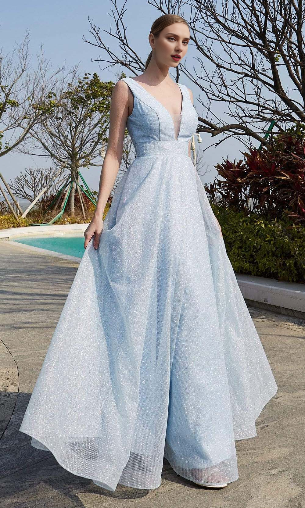 Gowns Evening Dresses/ V Neck Sleeveless Glittered A-line Floor length Prom Dress/ Evening Dresses/ Formal Women's Dresses/ Prom Dress Shops