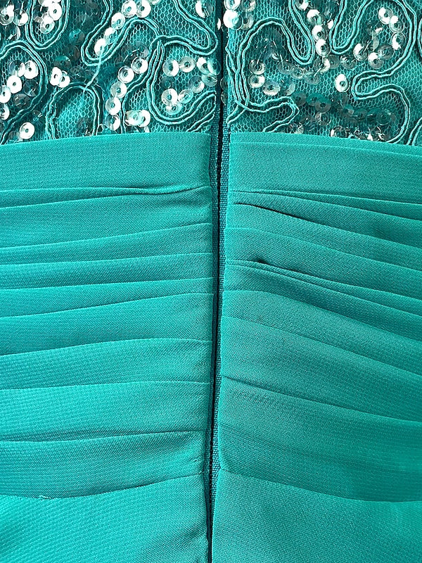 Robes de bal, robes de soirée trapèze/princesse, col bijou, longueur au sol, avec appliques, châle, robes formelles pour femmes 