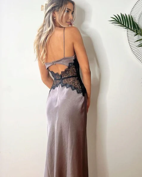 Weitese Dress Prom Dress Stores Sexy Cut Out Lace Prom Dress Evening Dress Vacation Party Dress Formal Dresses