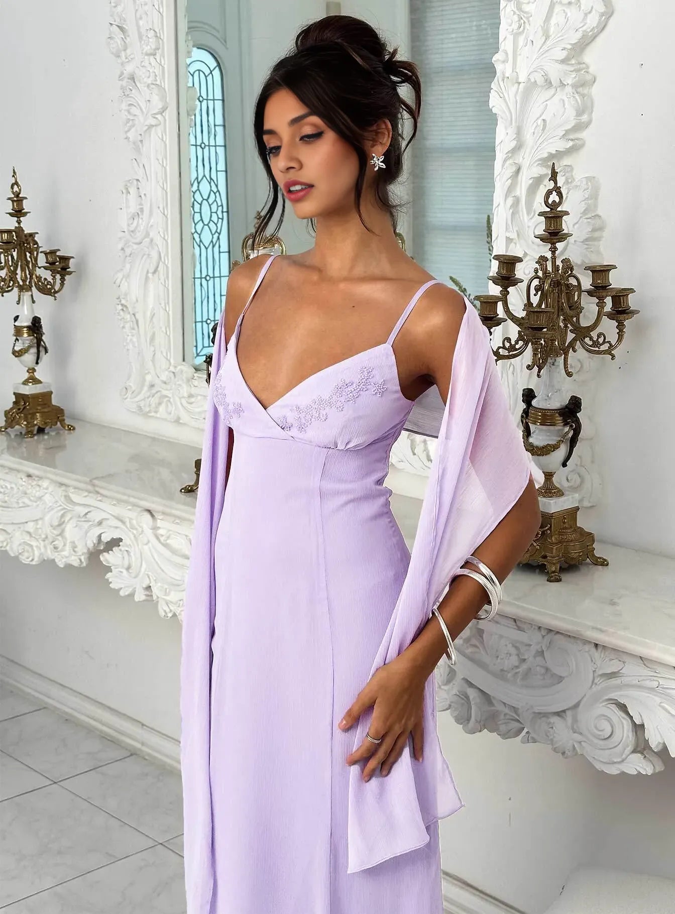 Halter Neck Backless Maxi Dress Trendy Floor Length Ball Gowns