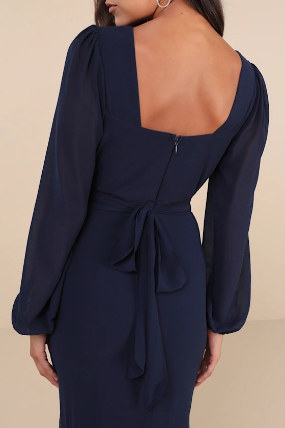 Weitese Formal Women's Dresses Tier Elegance Hunter Green Long Sleeve Tiered Maxi Dress Prom Dress Shops