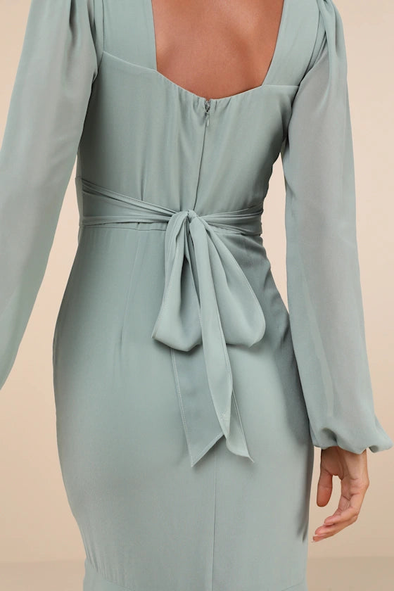 Weitese Formal Women's Dresses Tier Elegance Black Long Sleeve Tiered Maxi Dress Prom Dress Shops