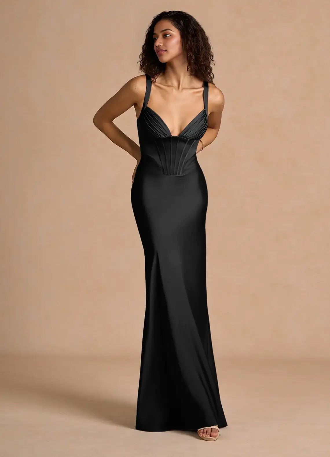 Luxurious Sheath Sweetheart Neck Sleeveless Lace-Up Floor-Length Evening Dress