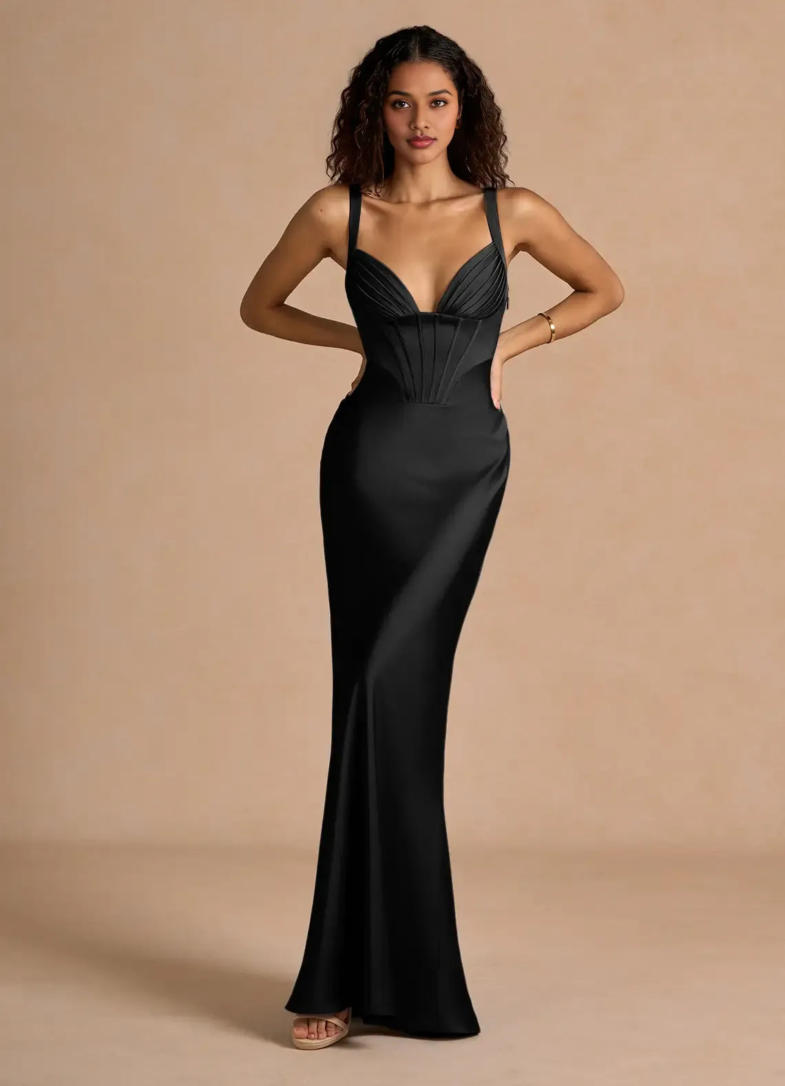 Luxurious Sheath Sweetheart Neck Sleeveless Lace-Up Floor-Length Evening Dress
