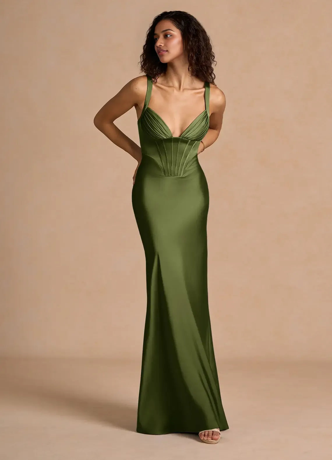 Luxurious Sheath Sweetheart Neck Sleeveless Lace-Up Floor-Length Evening Dress