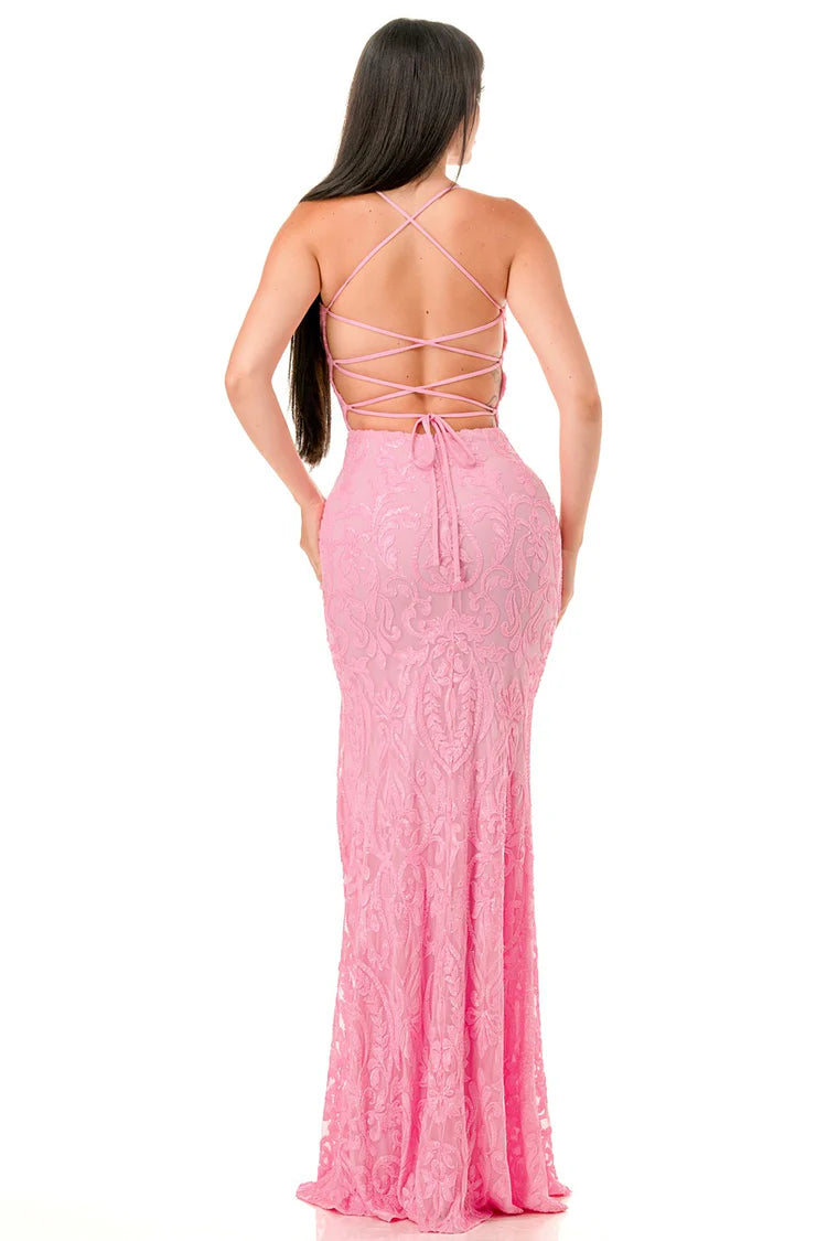 Luxury Mermaid/Trumpet Sweetheart Neck Sleeveless Backless Floor-Length Prom Dress