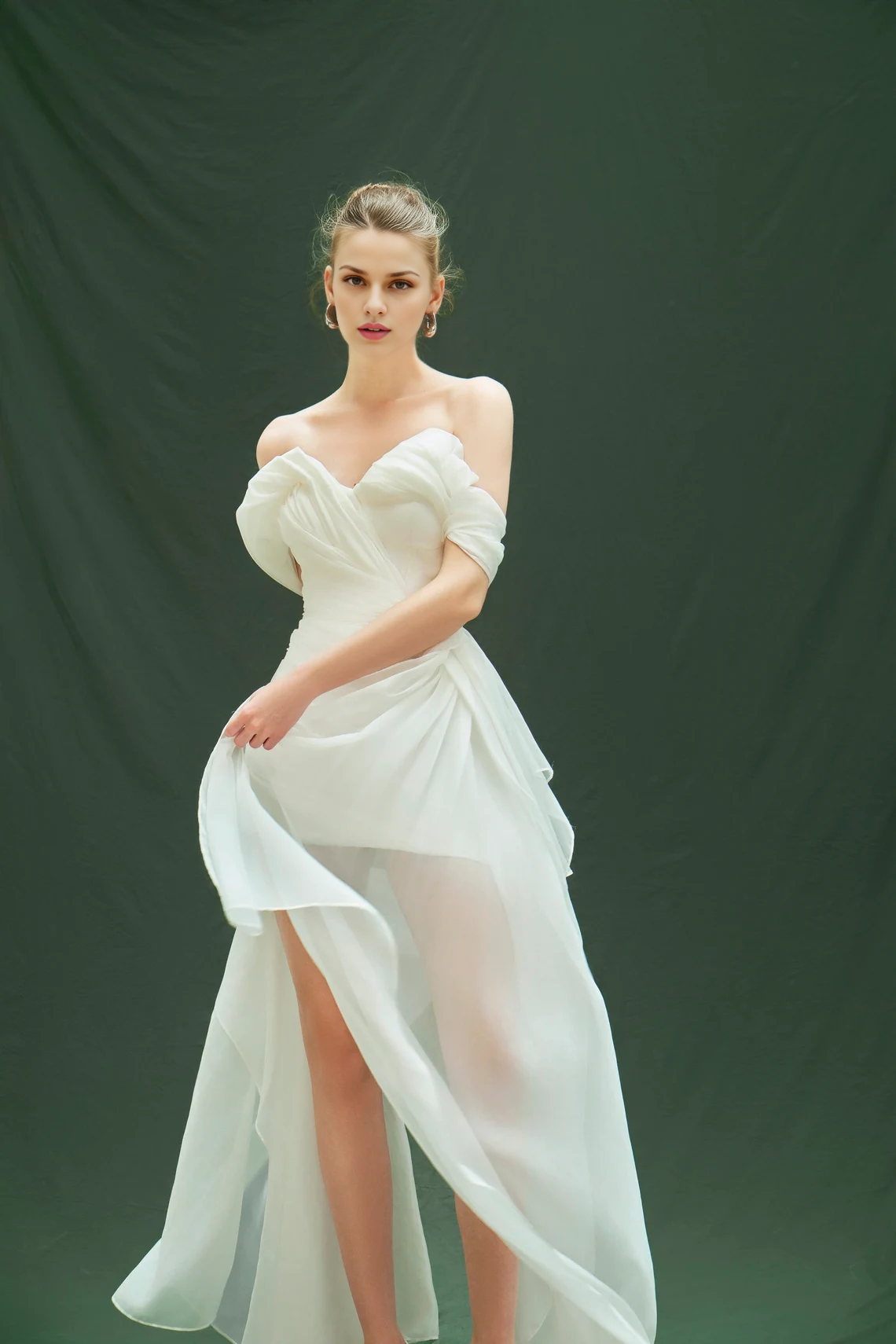 Mini robe de mariée, robe à épaules dénudées, robe de mariée, robe de fiançailles, robe de mariée courte, robe grande taille, robe de soirée, cadeau pour elle, robe de bal 