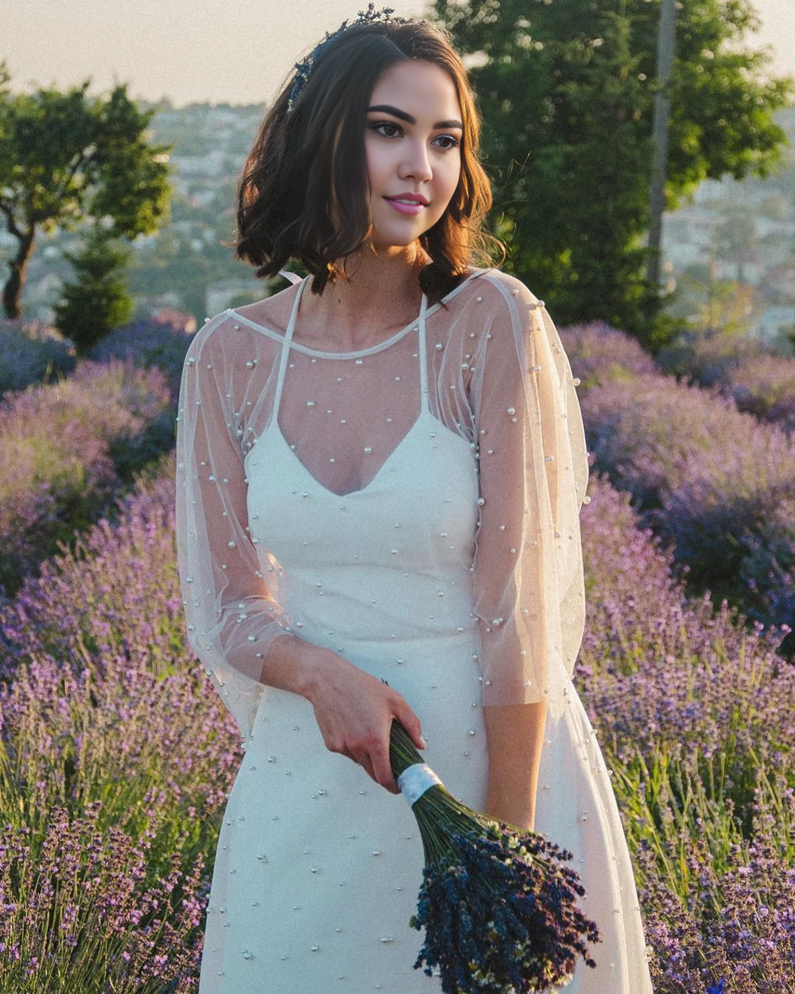 Minimalist Beaded Wedding Dress Beach Bridal Gown Spaghetti Straps Backless Wedding Dress White Evening Dress Bridal Wedding Party Dress Prom Dress