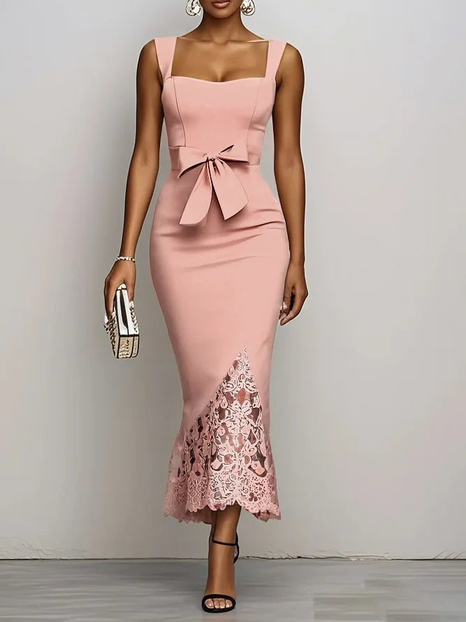 Modern Mermaid Sweetheart Neck Sleeveless Back Zip Ankle-Length Evening Dress