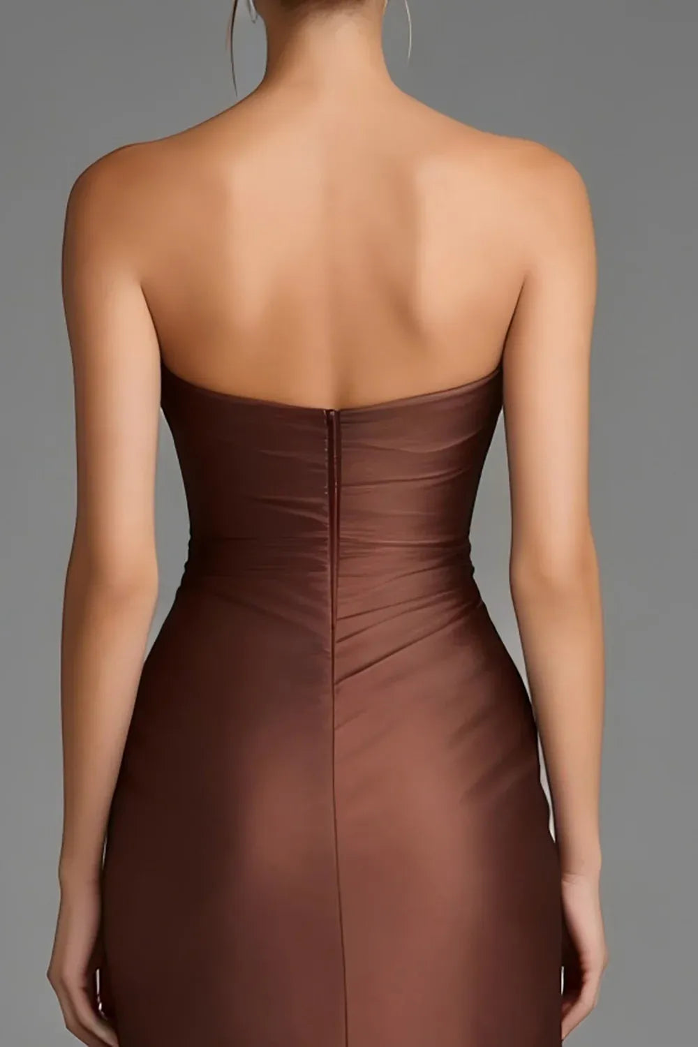 Modern Mermaid Sweetheart Sleeveless Zipper Up Ruffles Floor-Length Prom Dress