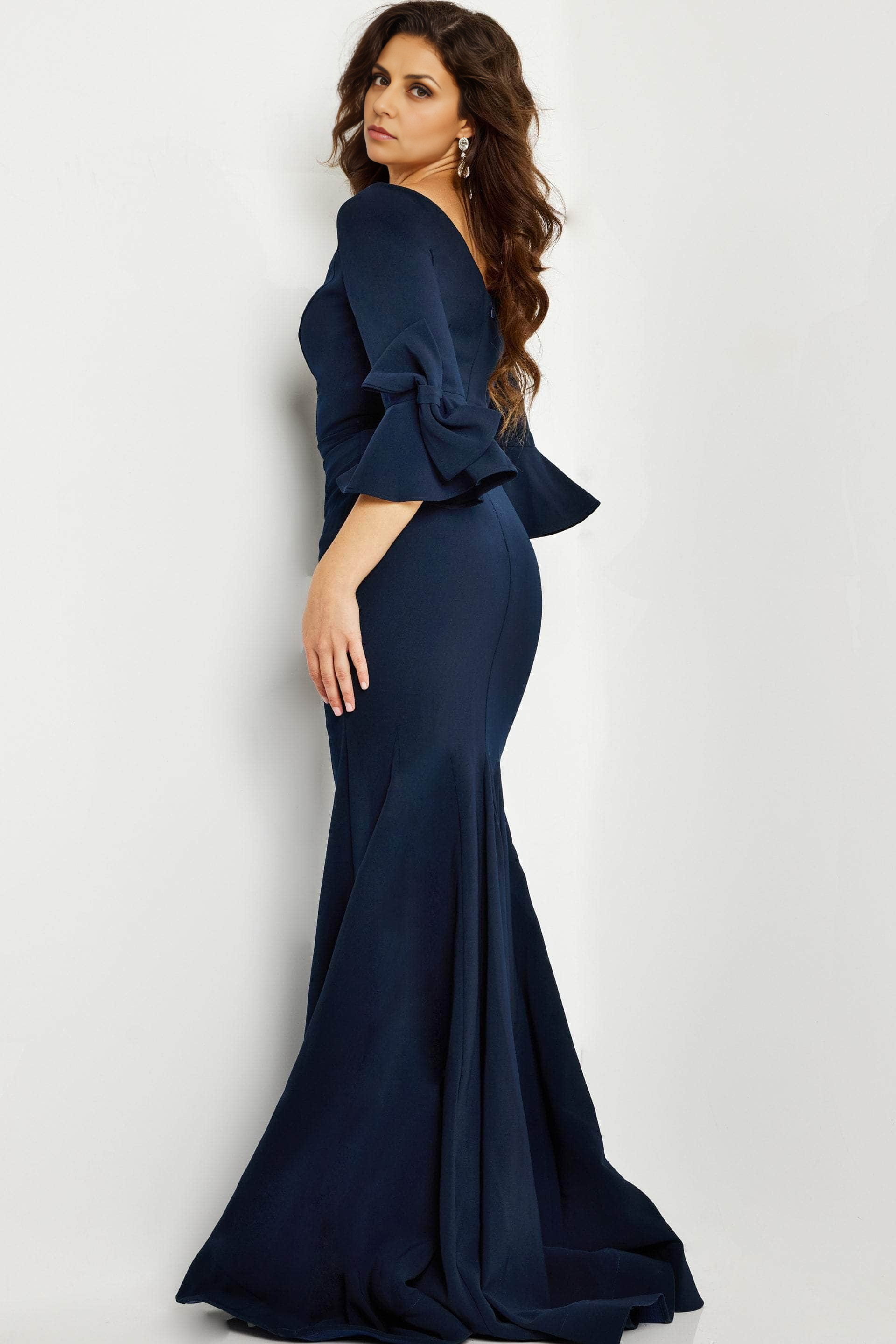 Weitese Stores With Prom Dresses Bateau Evening Mother of the Bride Dress 3/4 Sleeves Prom Gown Formal Women's Dresses