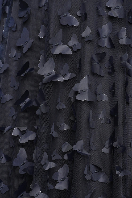 Robes de soirée Weitese pour femmes, coupe trapèze, bleu marine, bretelles spaghetti, lacets, longueur thé, robes de bal, magasins 