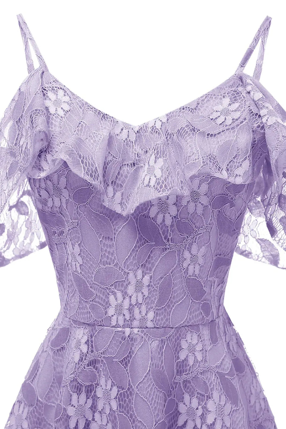 Robe de soirée à épaules dénudées avec appliqués 