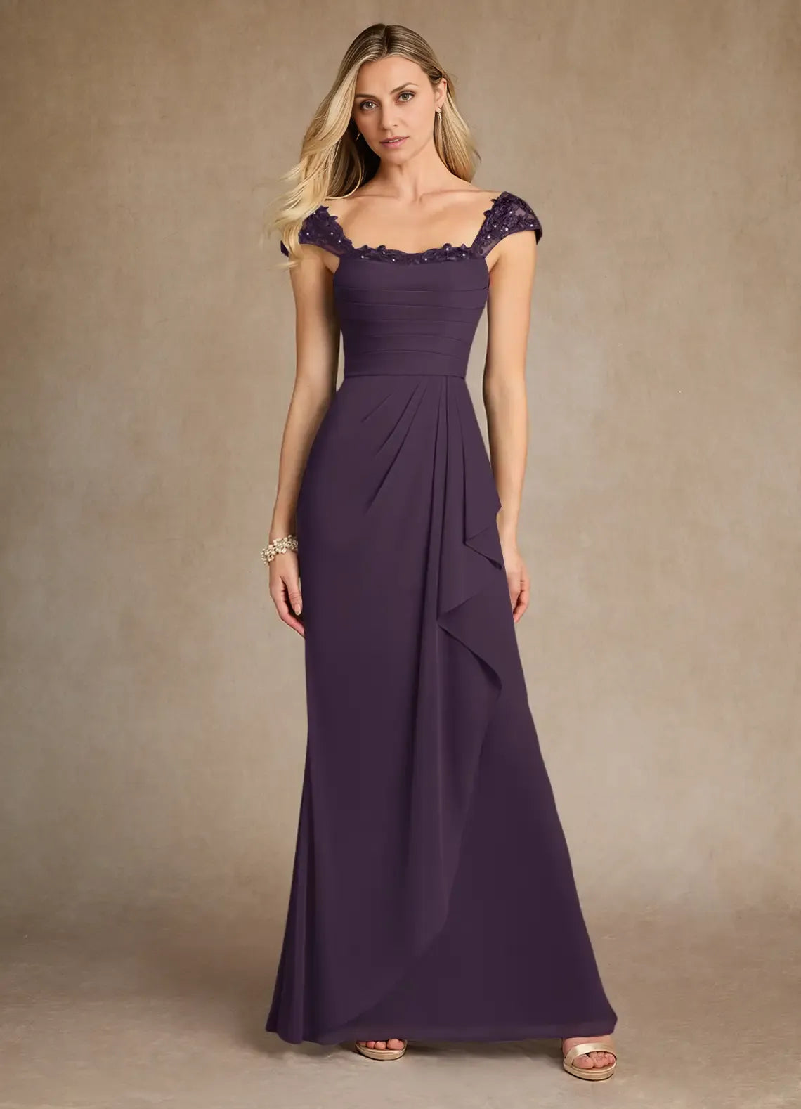 Weitese Dress Stormy Sweetheart Sheath Lace Mother Of The Bride Evening Dress Fashion Cape Sleeve Back Zip Mother Of The Groom Dresses