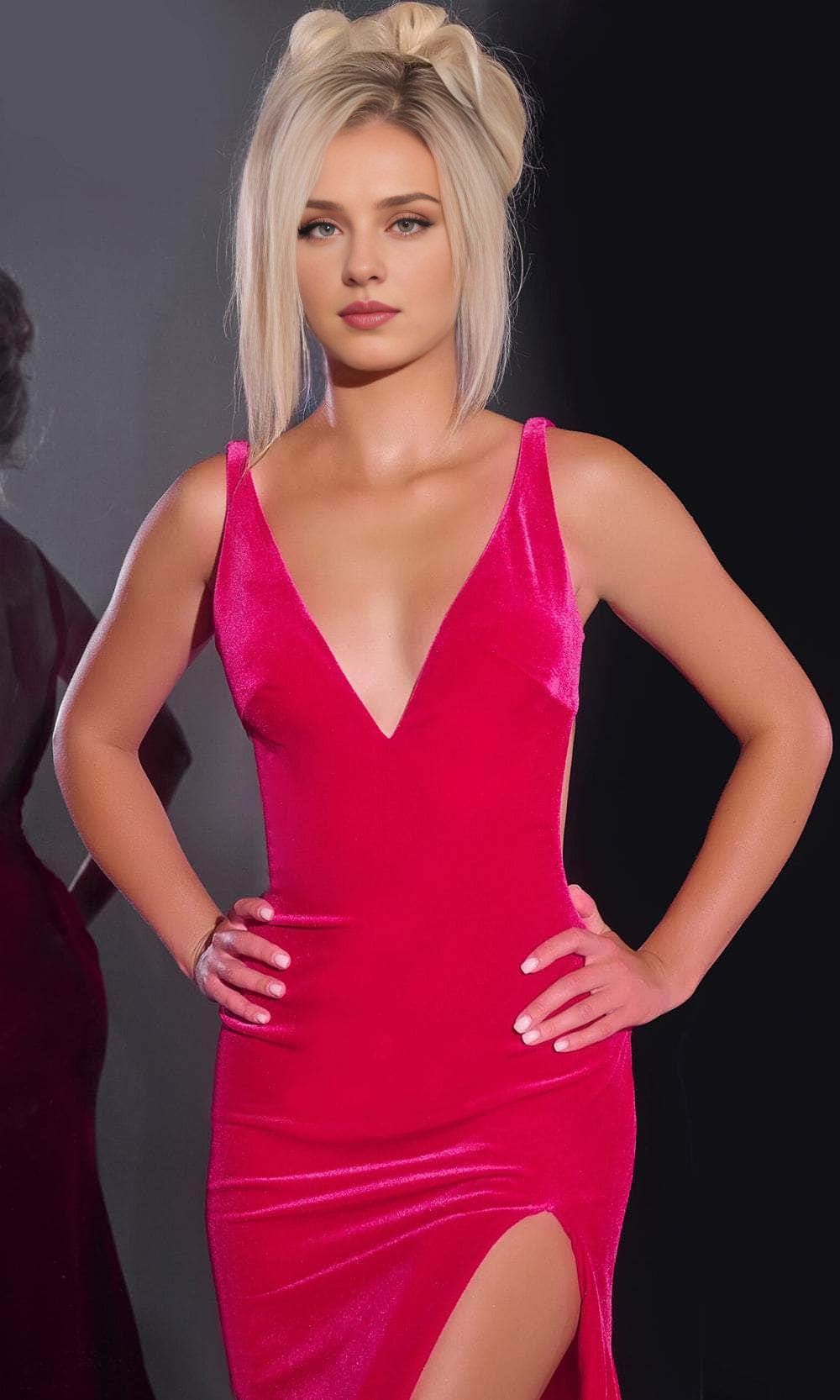 Tiendas Weitese con vestidos de fiesta, colección para ocasiones especiales, sin mangas, escote en V pronunciado, vestido de fiesta de sirena con abertura alta, vestidos formales para mujer 