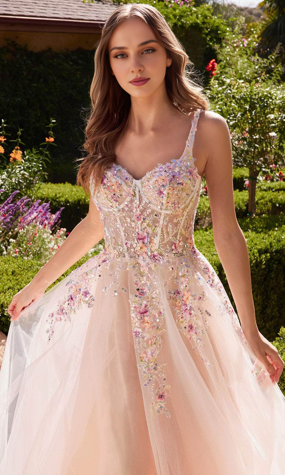 Robes de bal Boutiques Sans manches A-ligne Tulle Belles fleurs Robe de soirée Robe de bal Robe formelle Longueur au sol Vêtements de bal Robes formelles pour femmes 
