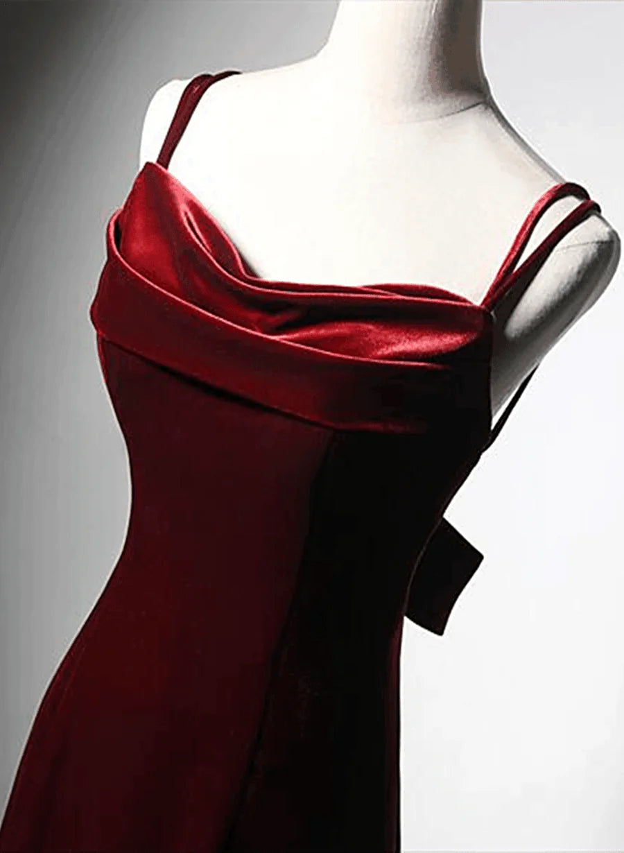 Weitese Dress Prom Dress Stores Wine Red Straps Mermaid Long Prom Dress Evening Gown Party Dress Formal Women's Dresses