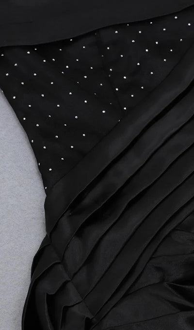 Robe de bal bustier avec fente latérale