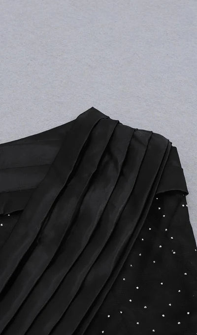 Robe de bal bustier avec fente latérale