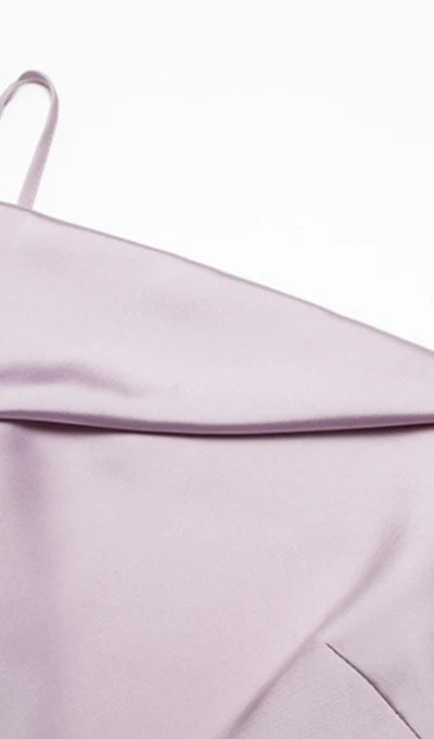 Satin Spaghetti Straps Strap Prom Dress