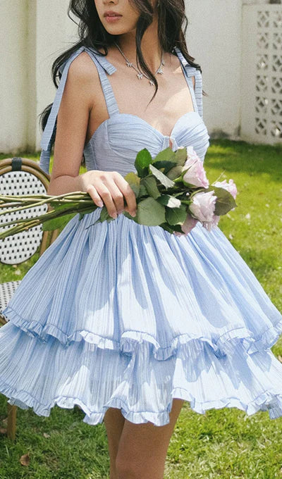 Strappy Corset Prom Dress With Backless