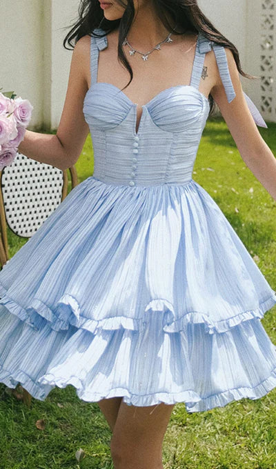 Strappy Corset Prom Dress With Backless