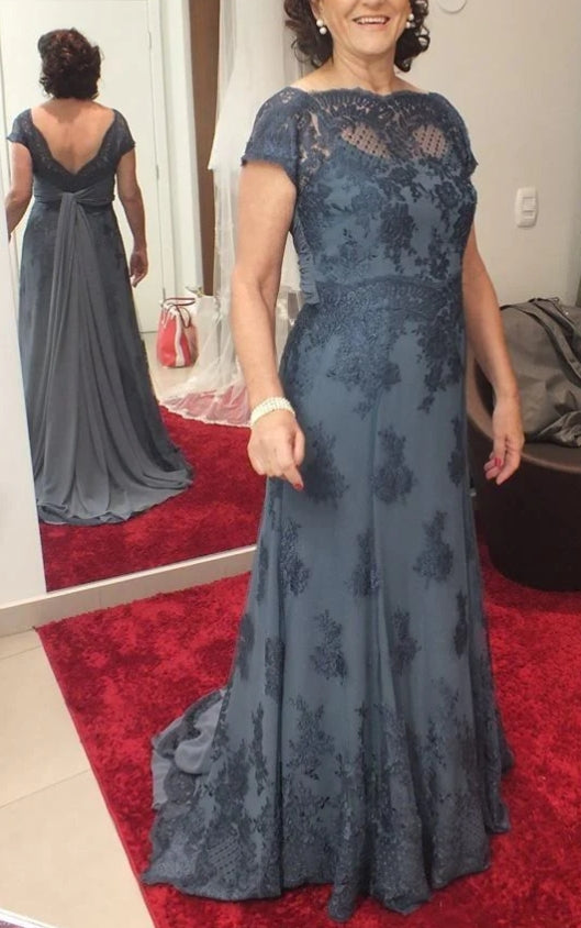 Mermaid Floor Length Tail Bodice Mother of the Bride Dress