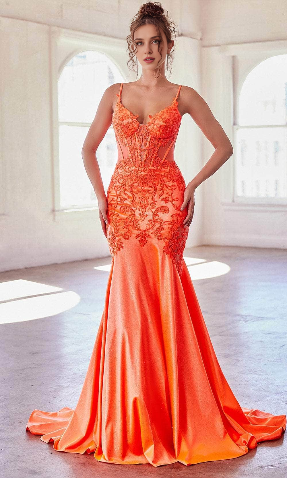 Prom Dresses Shops Evening Dress with Beaded Illusion Appliques Spaghetti Straps Floor Length Prom Gown Prom Clothing Formal Women's Dresse