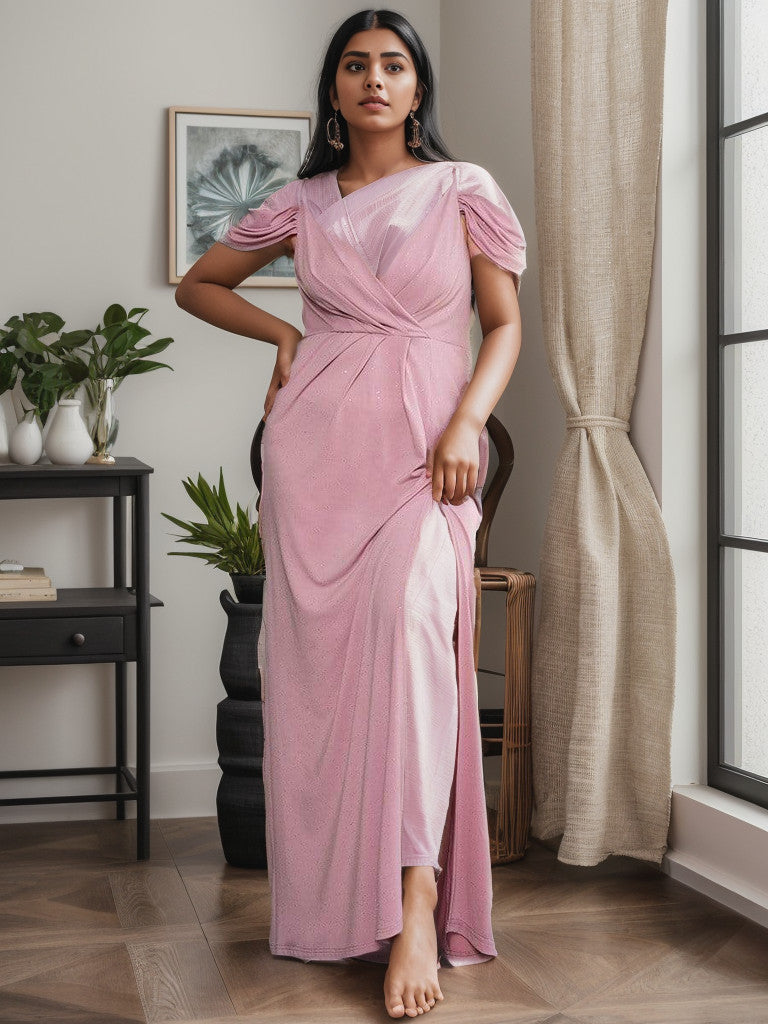 Robe de soirée grande taille Weitese, col en V, épaules dénudées, longueur au sol