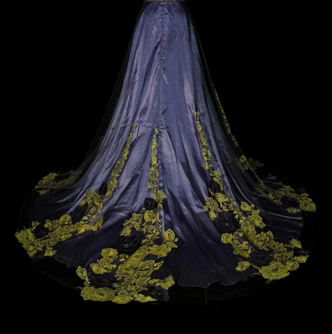 Regal A-Line Sweetheart Spaghetti Strap Zip Back Floor-Length Gala Dress