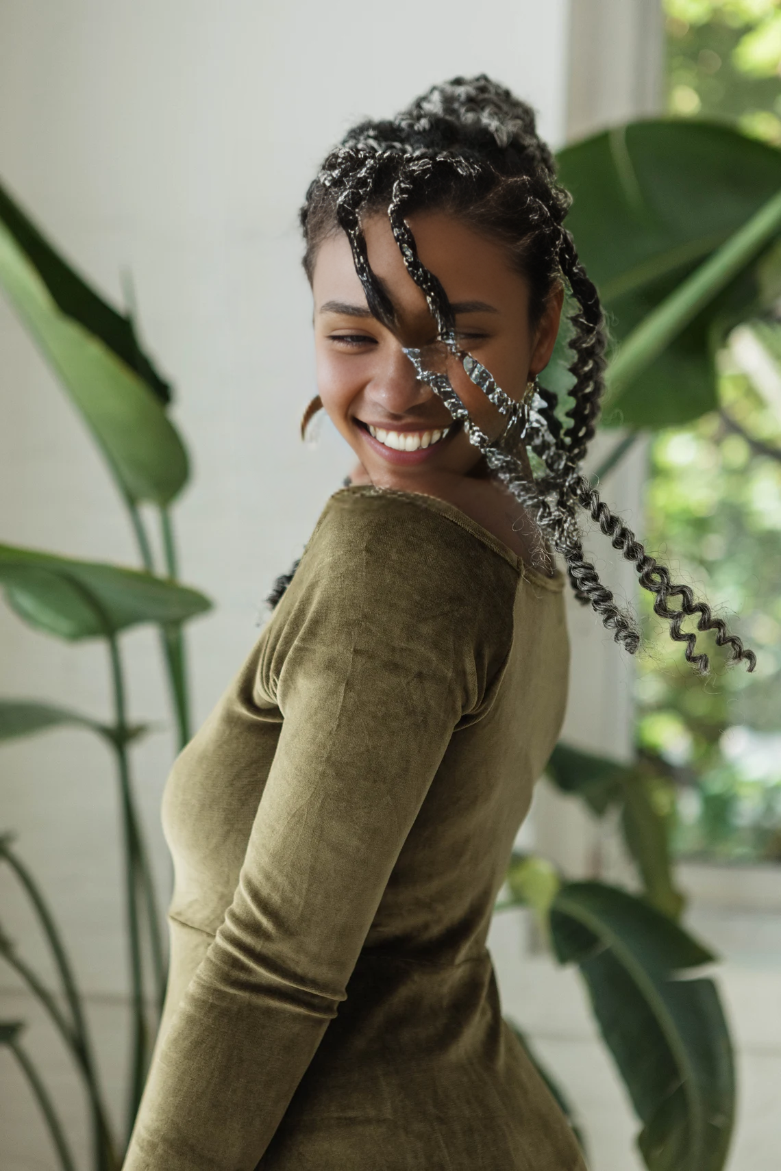 Round Neck Long Sleeves Evening Dress Velvet Dress Floor Length Prom Dress Maxi Dress