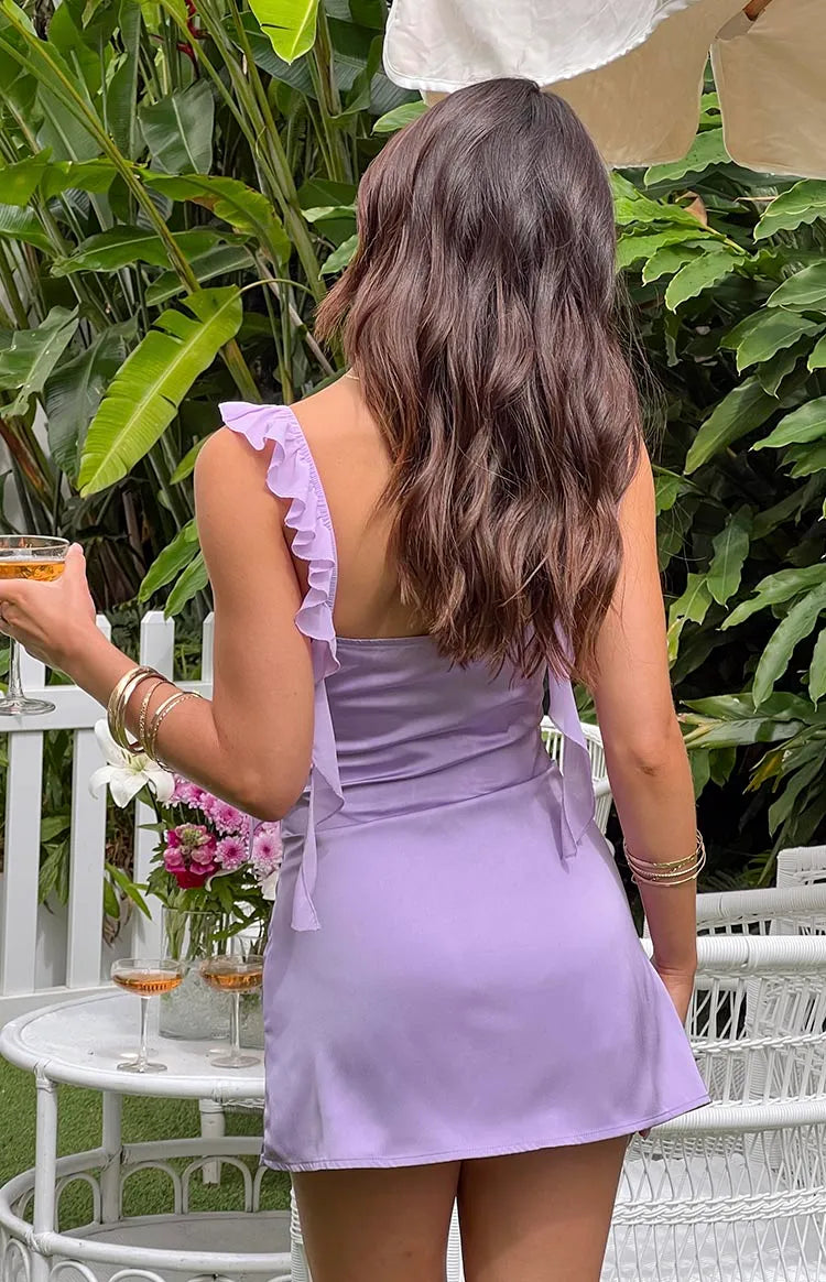 Ruffle Straps Short Graduation Homecoming Dresses Backless Sleeveless Sexy Short Cocktail Dresses for Women