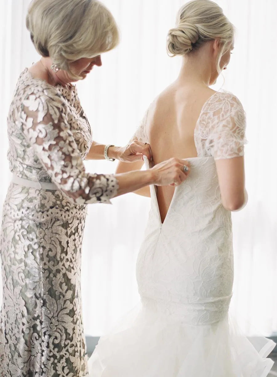 Sash/Ribbon/Belt Scoop 3/4 Sleeves Floor-Length Mother of the Bride Dresses