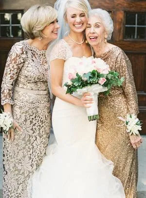 Sash/Ribbon/Belt Scoop 3/4 Sleeves Floor-Length Mother of the Bride Dresses