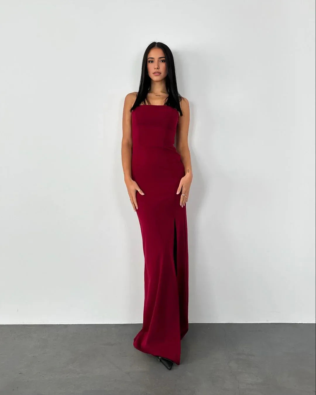 Weitese Formal Women's Dresses Strapless Sheath Long Prom Dress Formal Party Gown Prom Dress Store