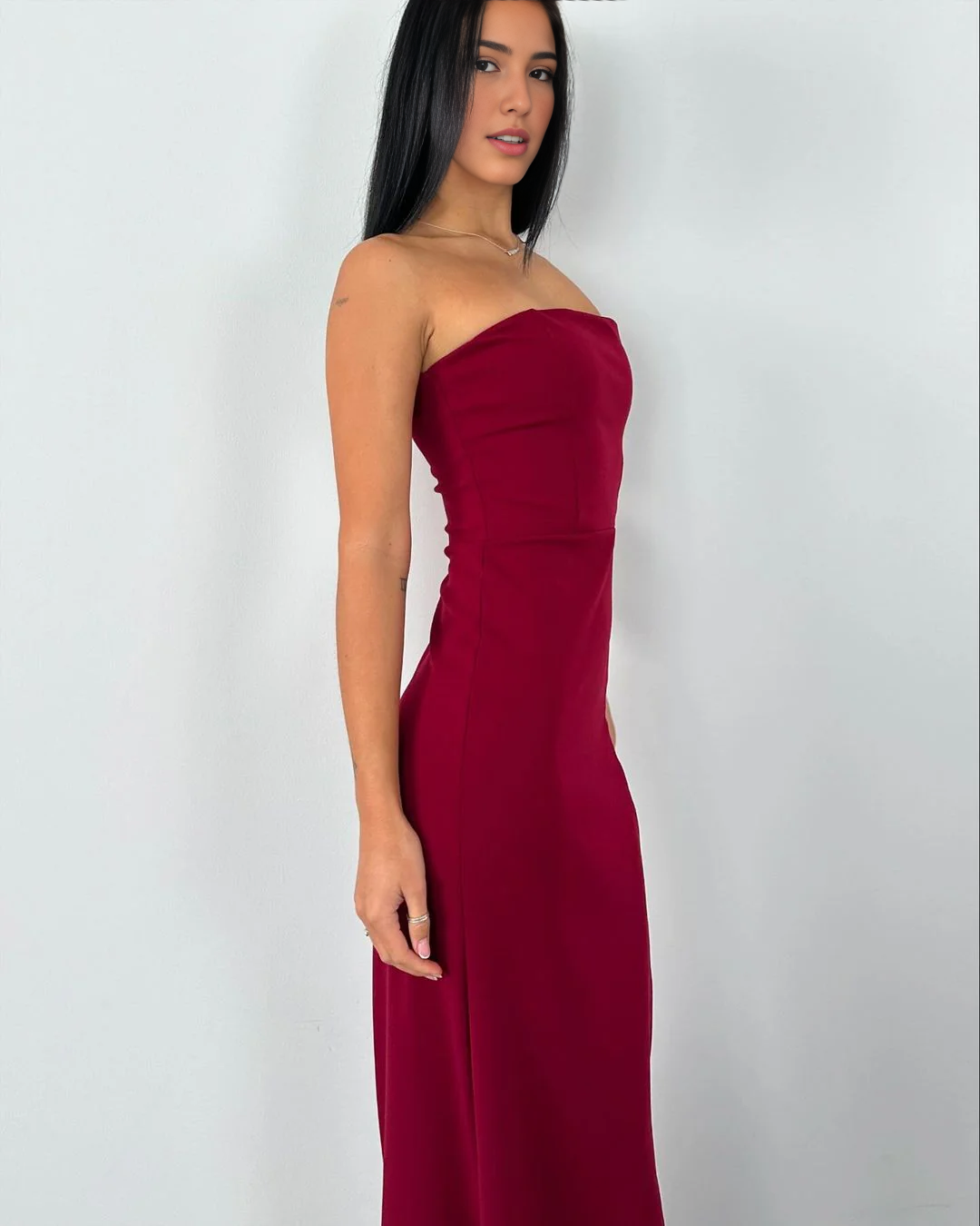 Weitese Formal Women's Dresses Strapless Sheath Long Prom Dress Formal Party Gown Prom Dress Store