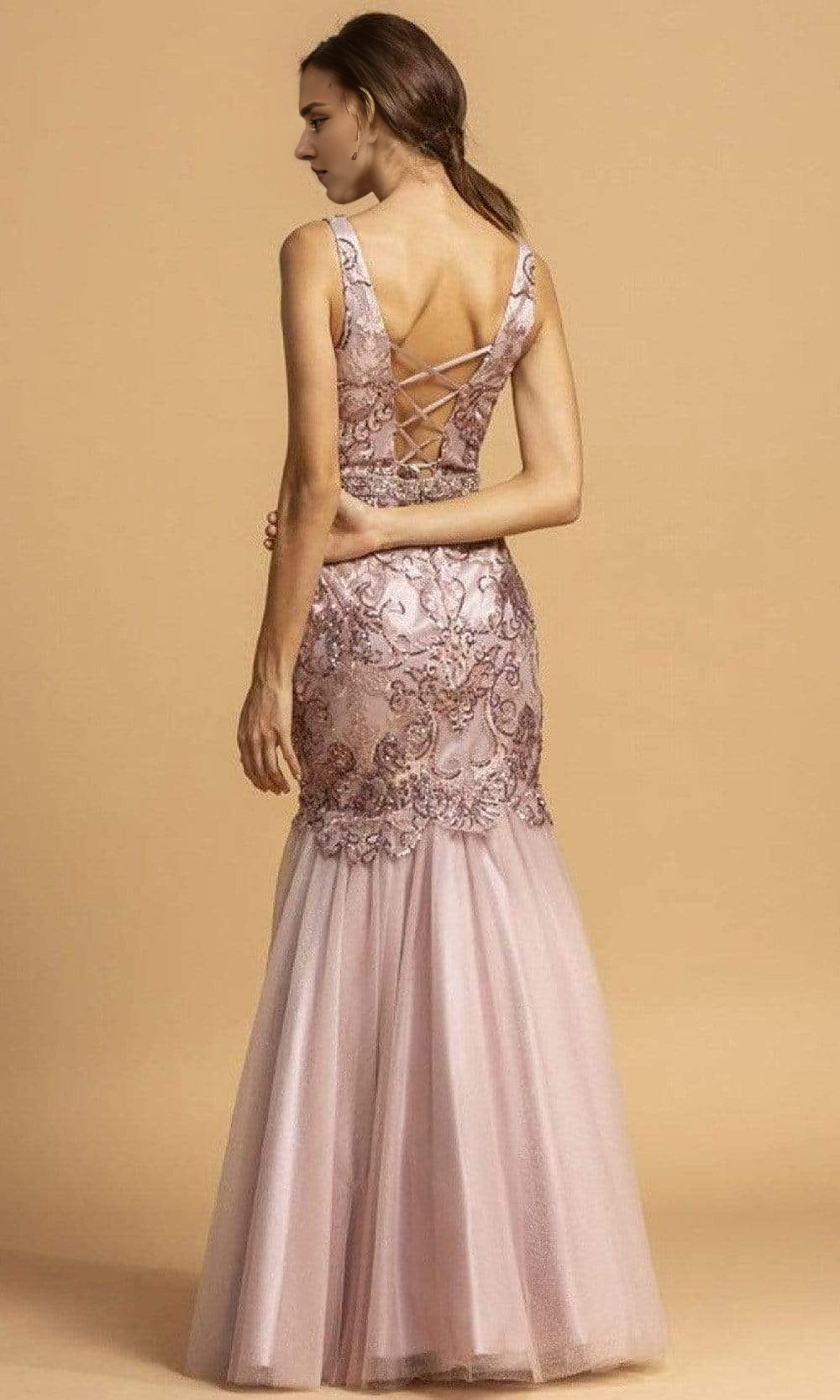 Weitese Stores With Prom Dresses Appliqued Trumpet Simple Prom Dress Floor Length Evening Dress Formal Women's Dresses
